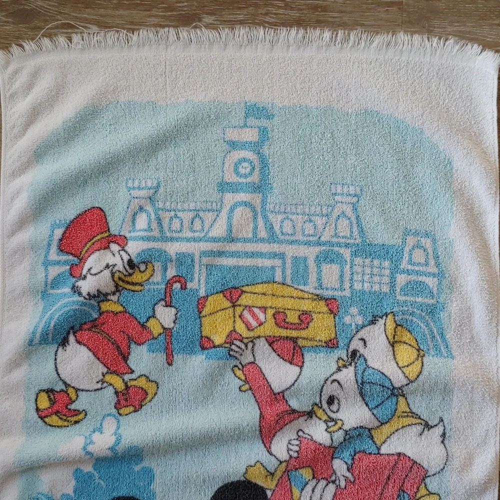 Vintage Disney Pacific Signature Towel Mickey and Friends